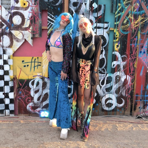 Sequin Wrap Skirt - Picture 5 of 5